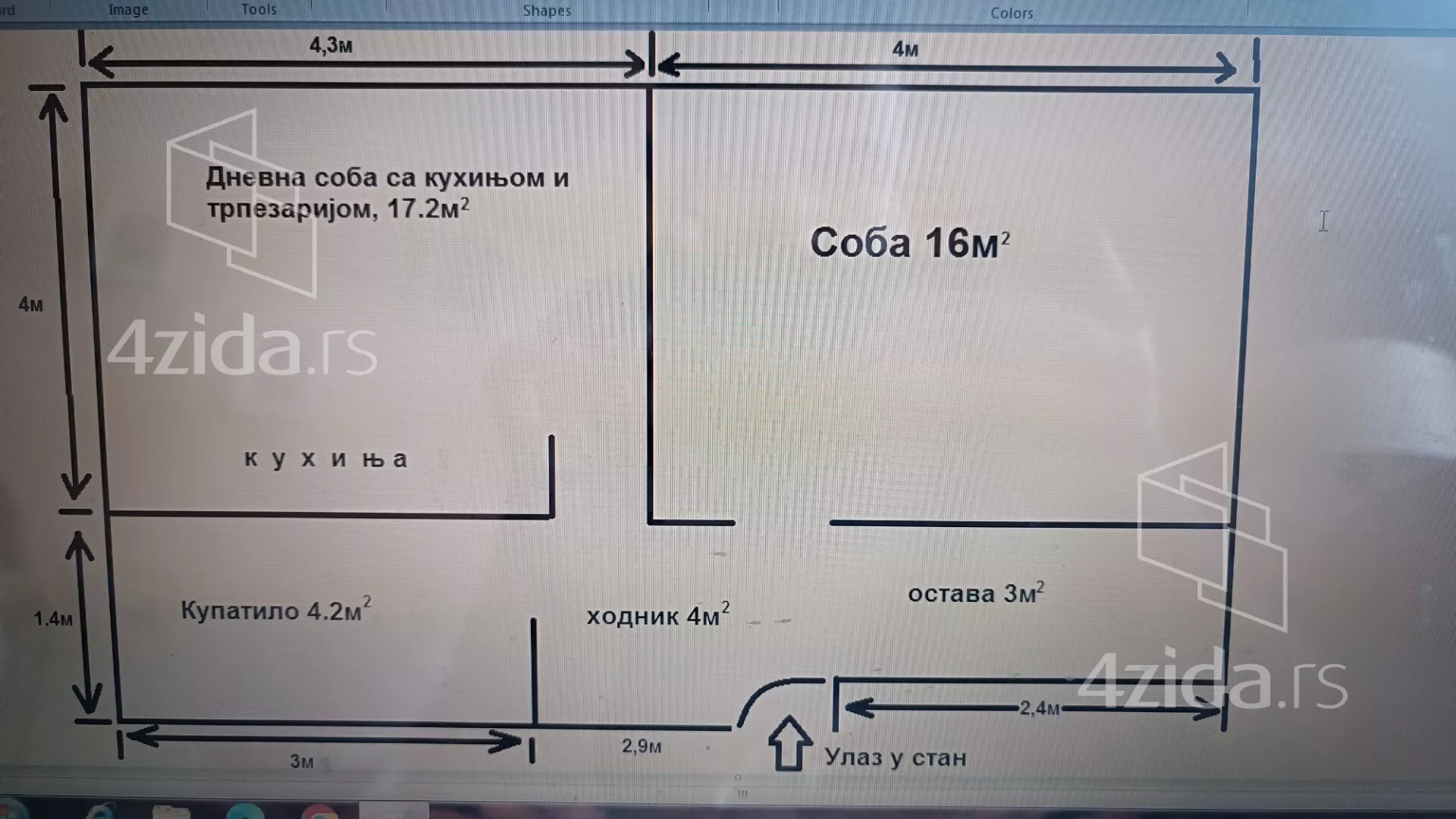 Dvosoban stan | 4zida