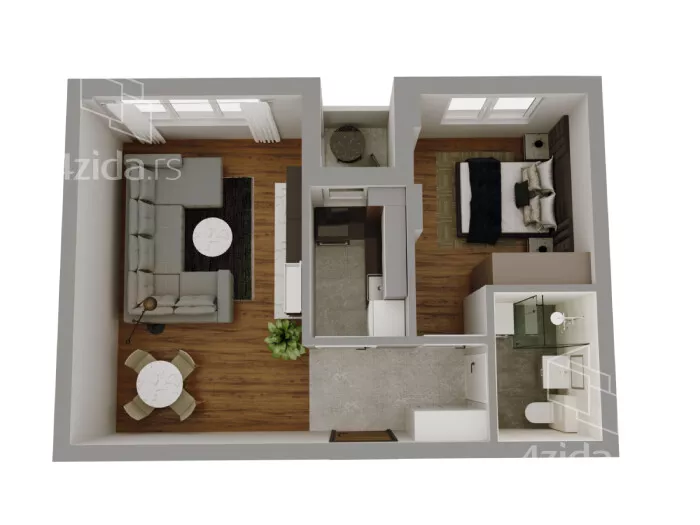 Dvosoban stan | 4zida