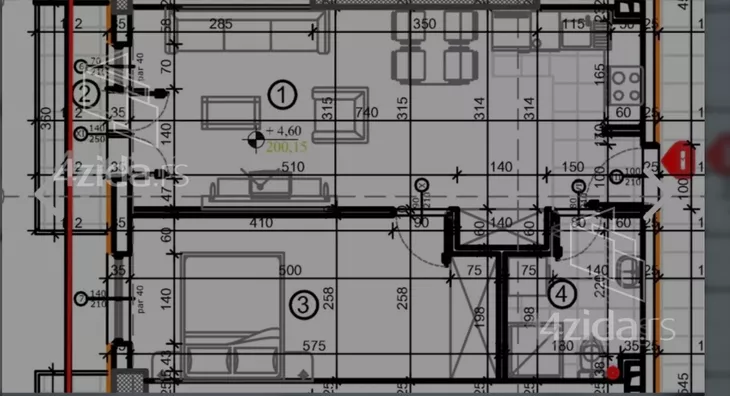 Jednoiposoban stan | 4zida