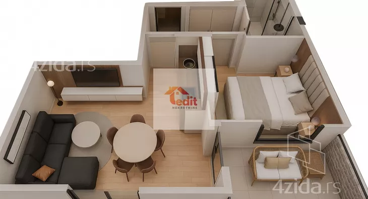 Dvosoban stan | 4zida