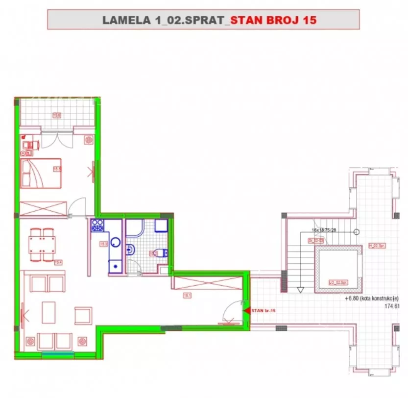 Dvosoban stan | 4zida