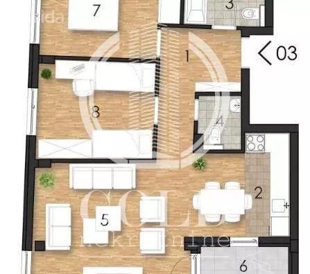 Trosoban stan | 4zida