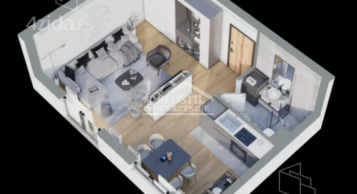 Jednosoban stan | 4zida