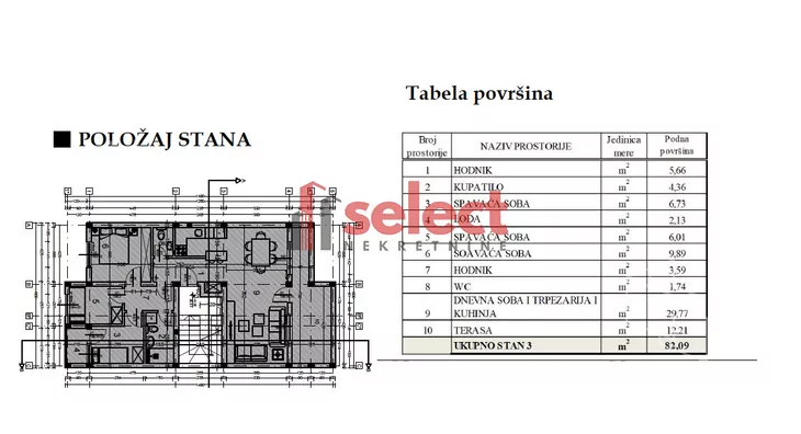 Troiposoban stan | 4zida