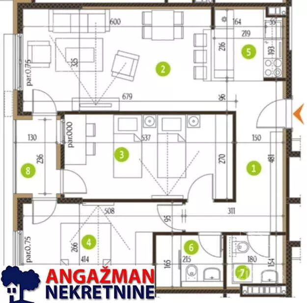 Trosoban stan | 4zida