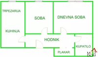 Dvosoban stan | 4zida