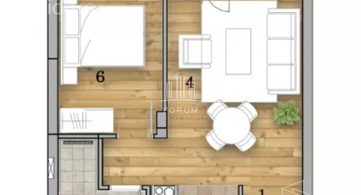 Dvosoban stan | 4zida