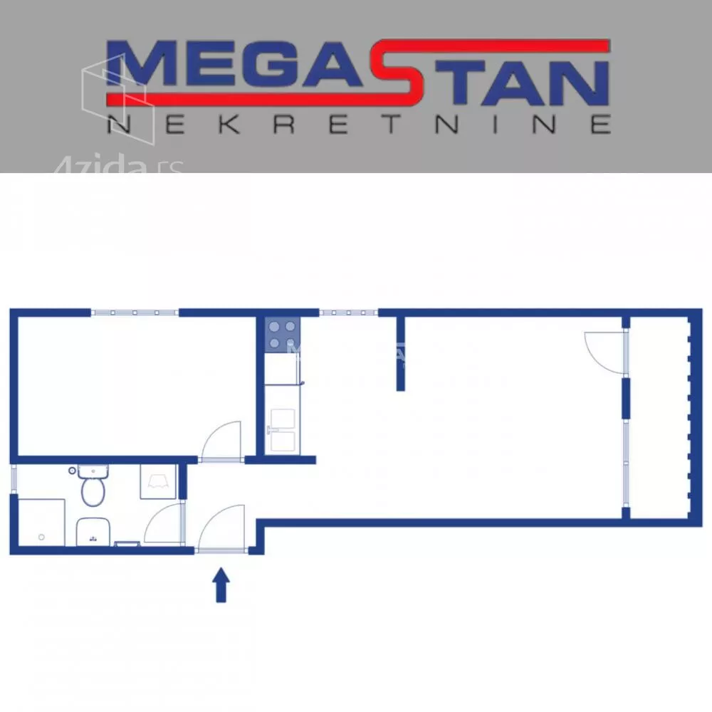 Jednoiposoban stan | 4zida