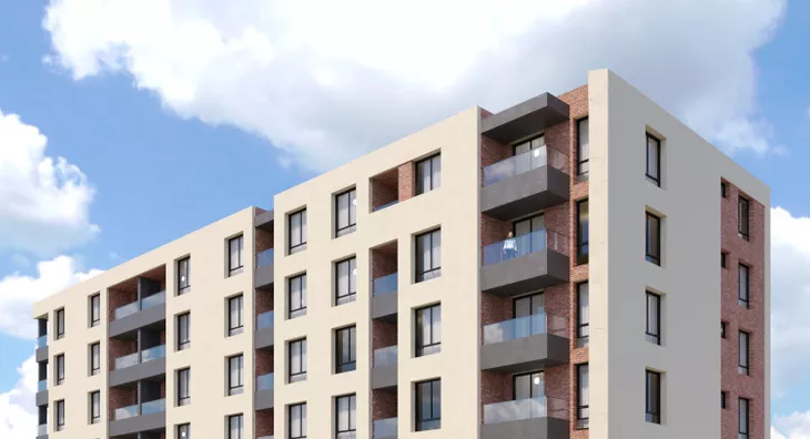 Glavna slika projekta Moderan stambeno-poslovni objekat u blizini keja