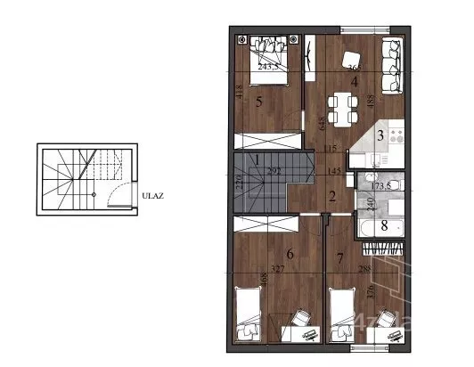 Troiposoban stan | 4zida