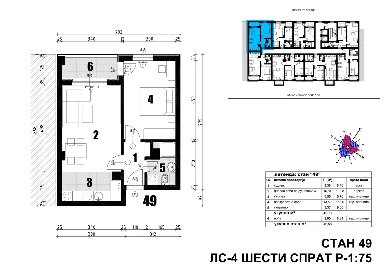 Dvosoban stan | 4zida