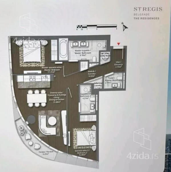 Trosoban stan | 4zida