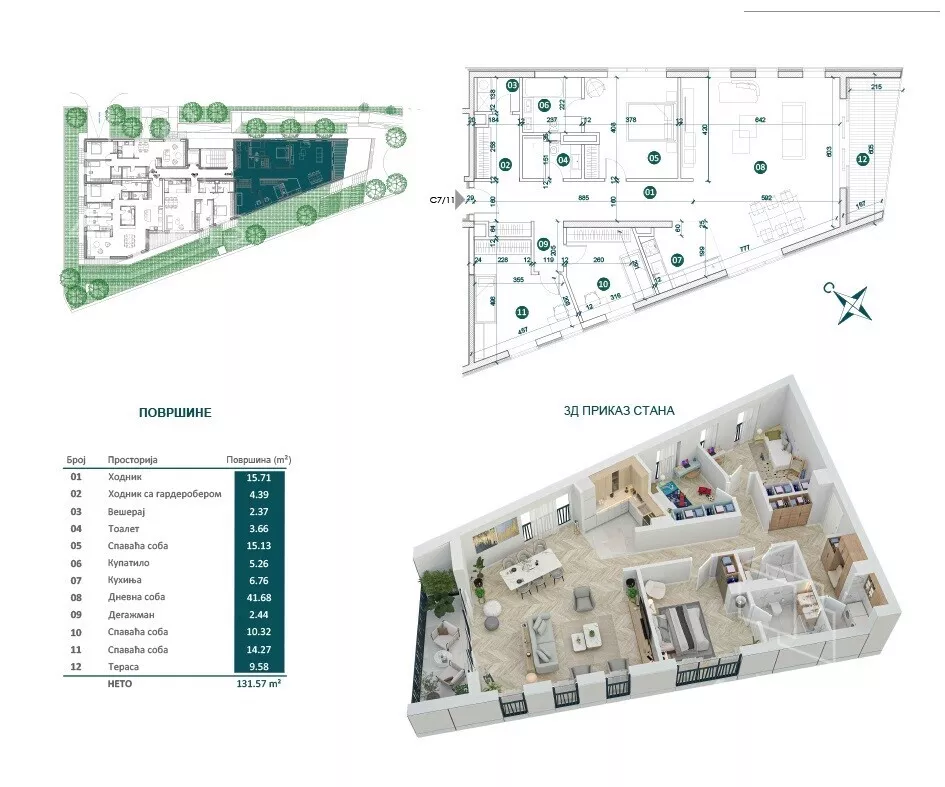 Četvorosoban stan | 4zida