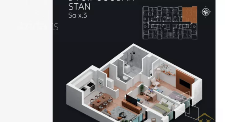 Dvoiposoban stan | 4zida