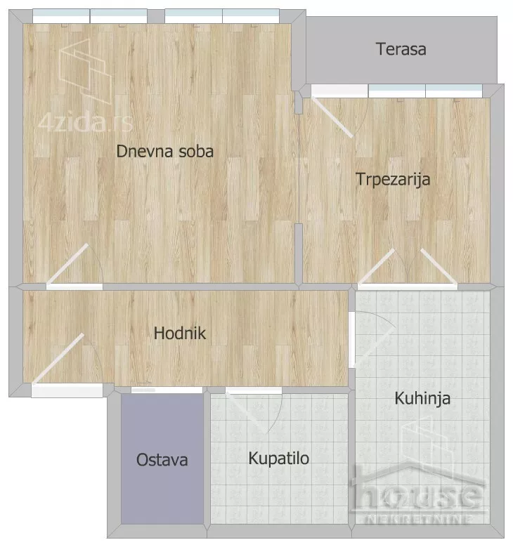 Jednosoban stan | 4zida