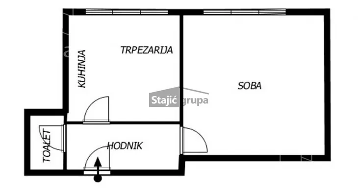 Jednosoban stan | 4zida