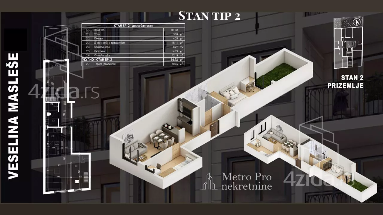 Dvoiposoban stan | 4zida