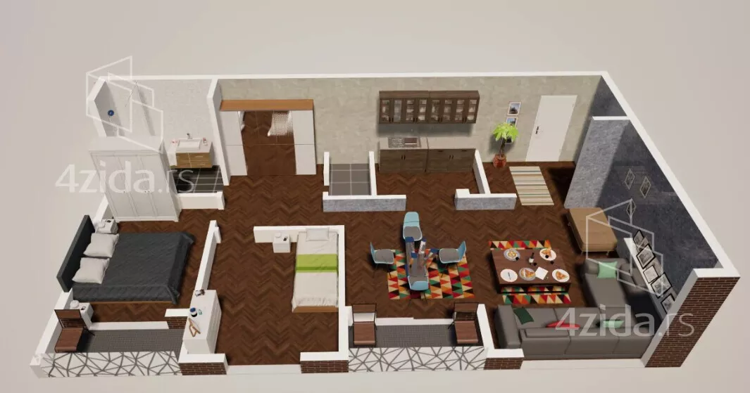 Dvosoban stan | 4zida