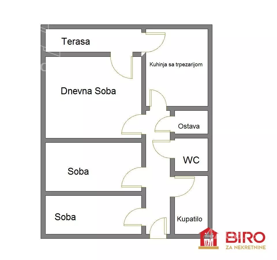Dvoiposoban stan | 4zida