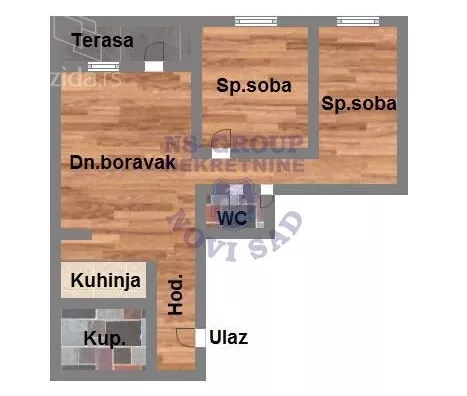 Trosoban stan | 4zida