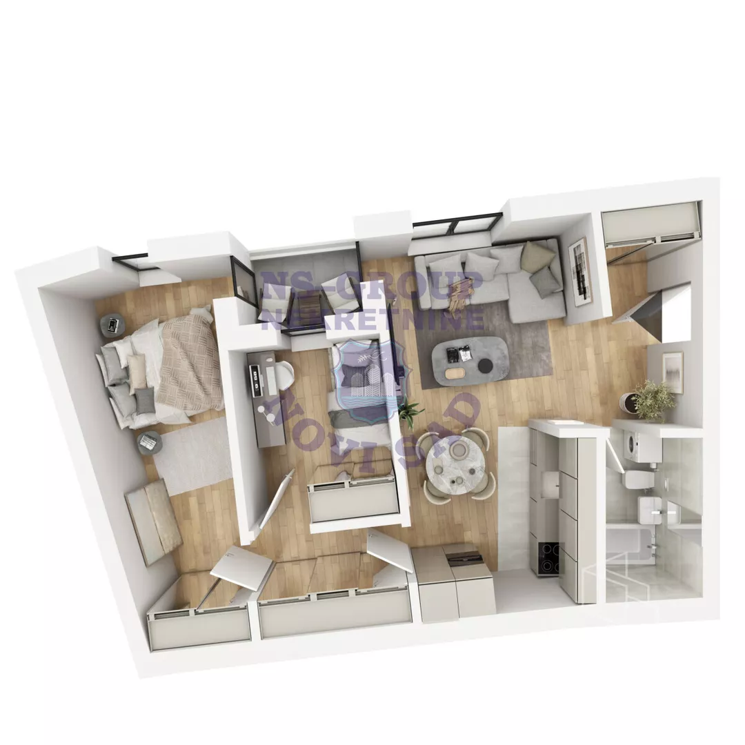 Dvoiposoban stan | 4zida