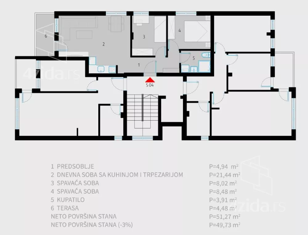 Dvoiposoban stan | 4zida