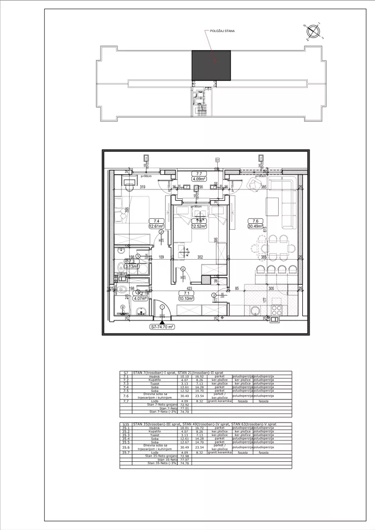 Trosoban stan | 4zida
