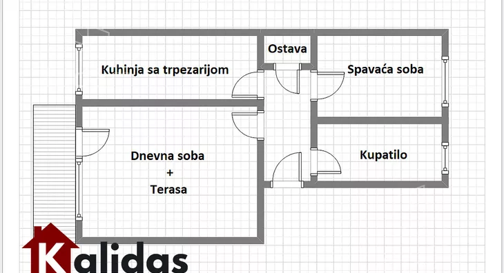 Dvosoban stan | 4zida