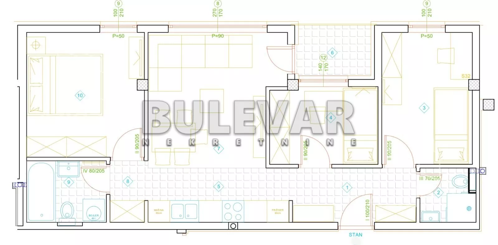 Četvorosoban stan | 4zida
