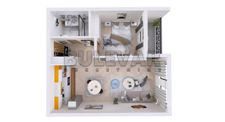 Dvosoban stan | 4zida