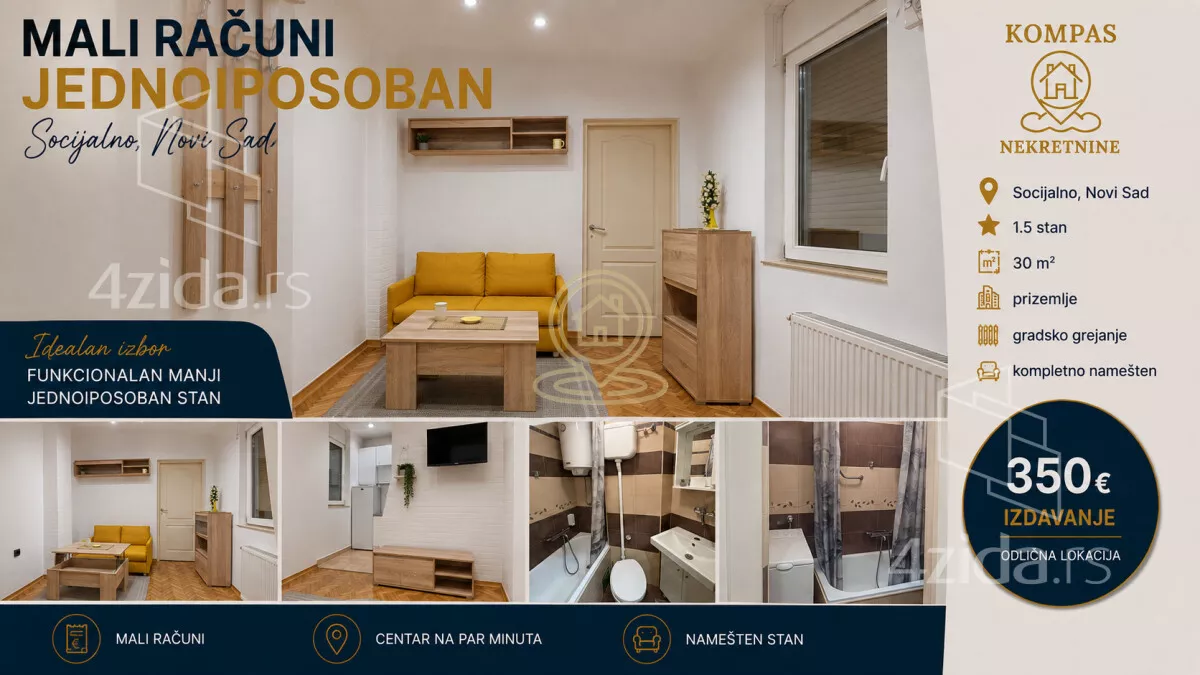 Jednoiposoban stan | 4zida