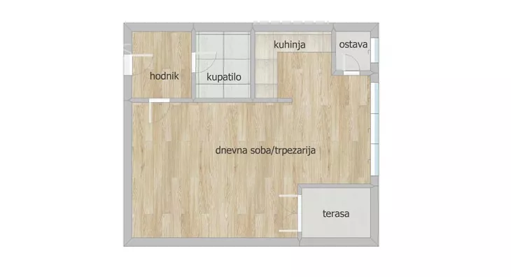 Jednosoban stan | 4zida