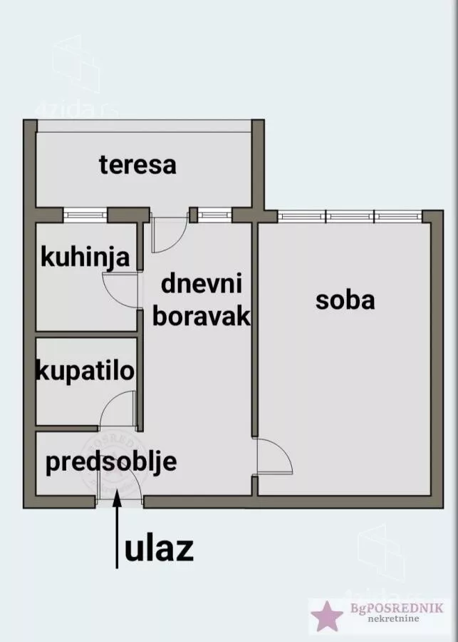 Jednoiposoban stan | 4zida
