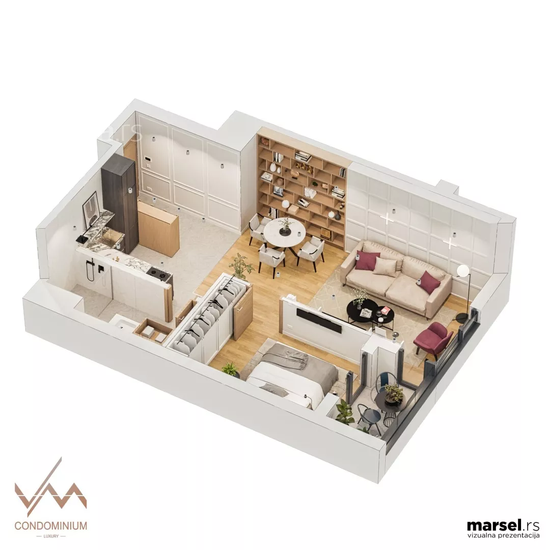 Dvosoban stan | 4zida