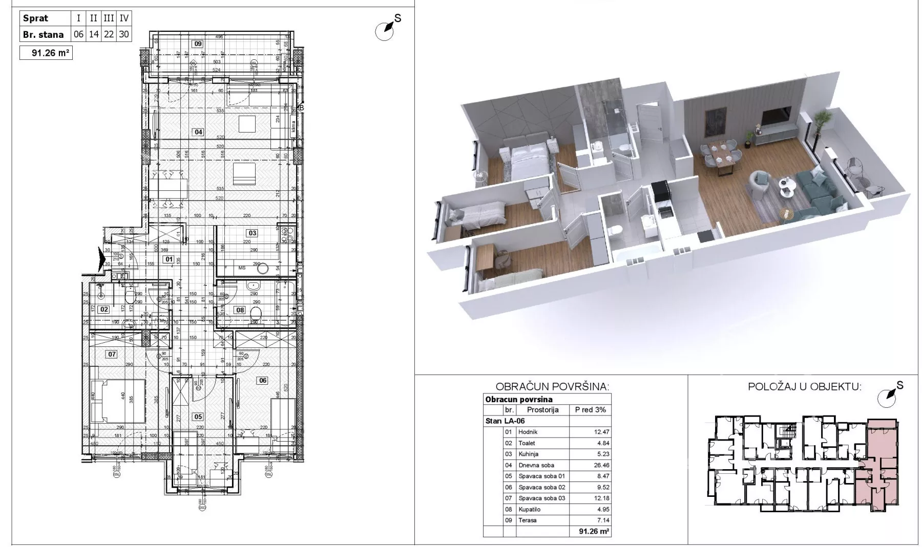 Troiposoban stan | 4zida
