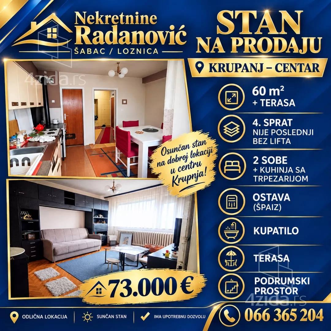 Dvosoban stan | 4zida