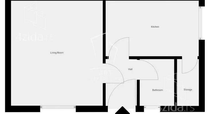 Jednosoban stan | 4zida