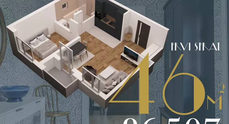 Jednoiposoban stan | 4zida