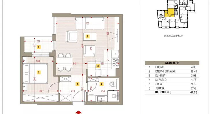 Dvosoban stan | 4zida