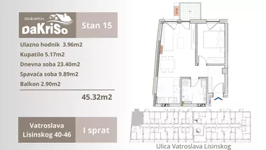 Vatroslava Lisinskog  40-46 | 4zida.rs