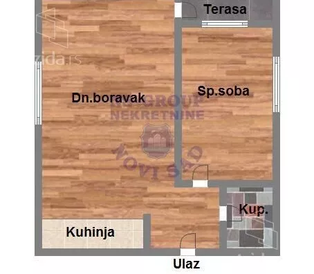 Jednoiposoban stan | 4zida