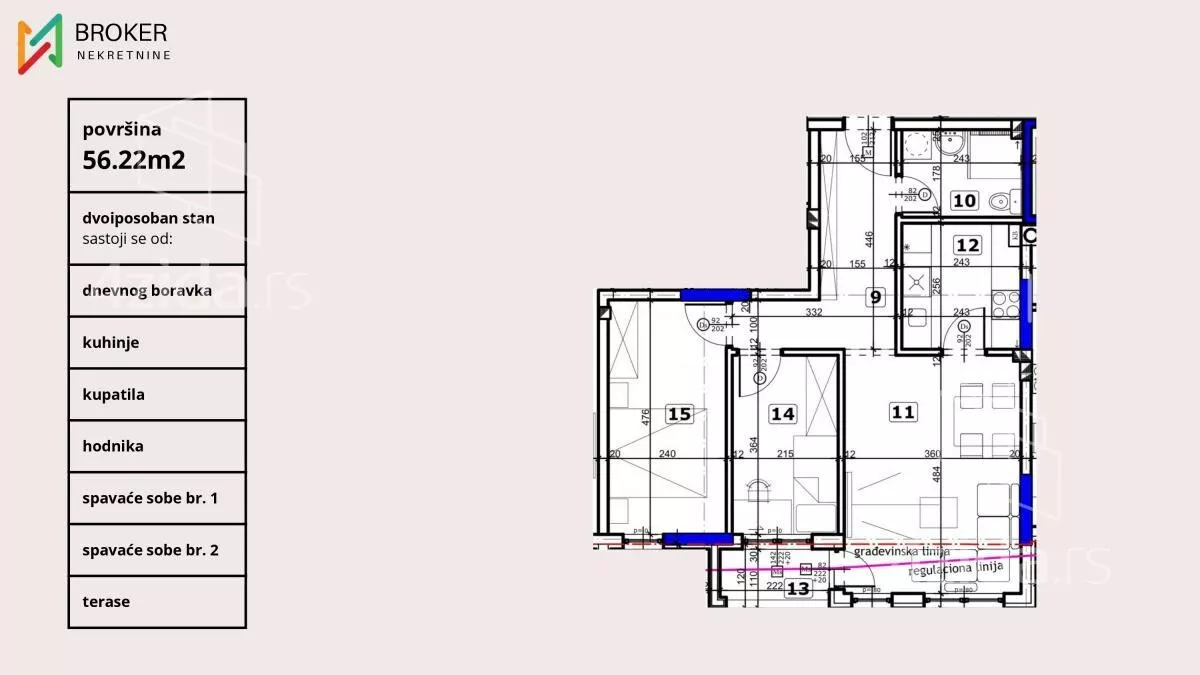 Trosoban stan | 4zida