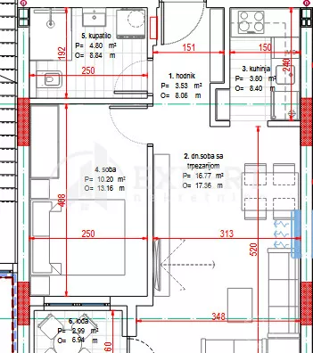Jednoiposoban stan | 4zida