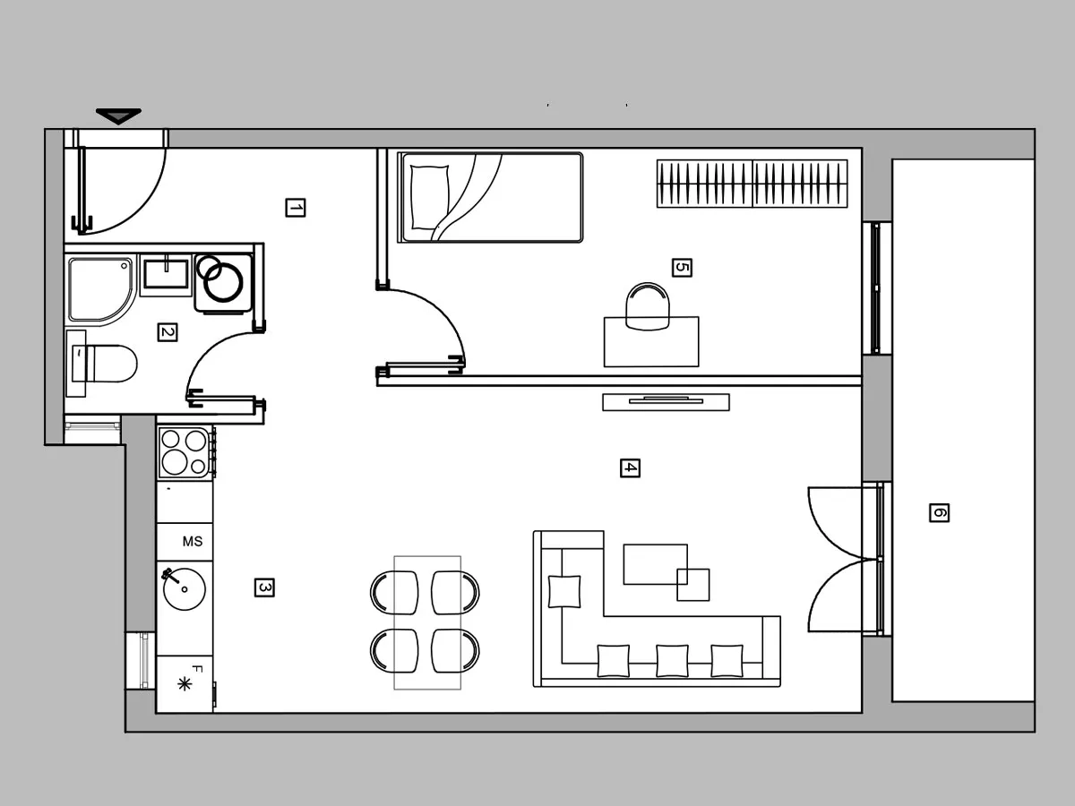 Dvosoban stan | 4zida
