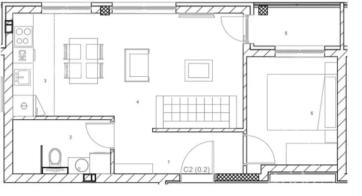 Dvosoban stan | 4zida