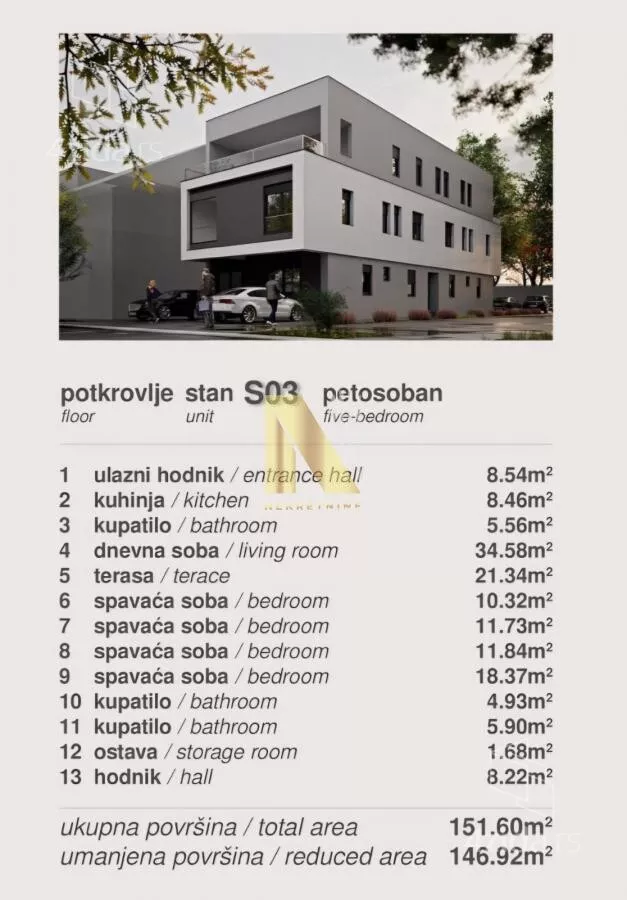 Petosoban stan | 4zida