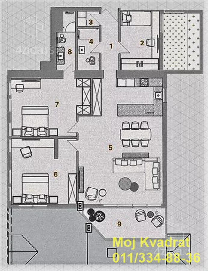 Četvorosoban stan | 4zida