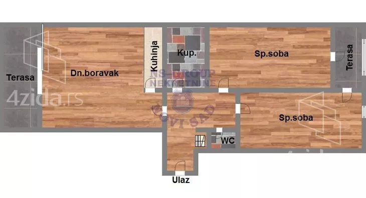 Dvoiposoban stan | 4zida