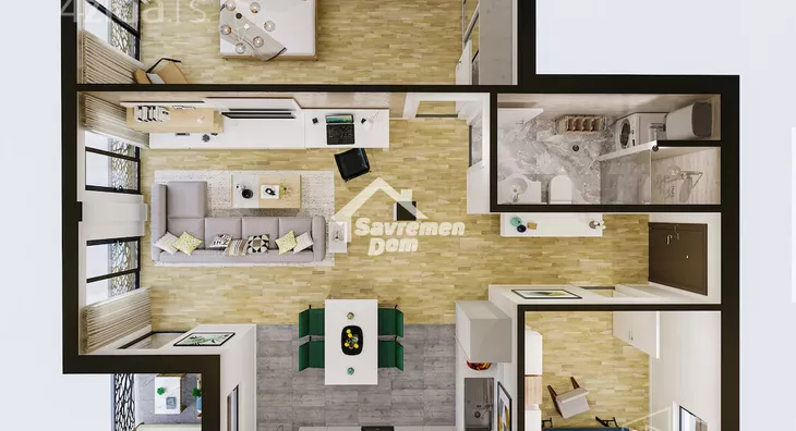 Trosoban stan | 4zida