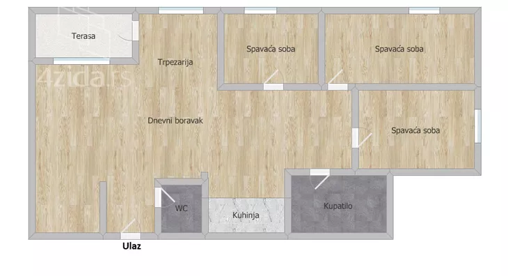 Četvorosoban stan | 4zida